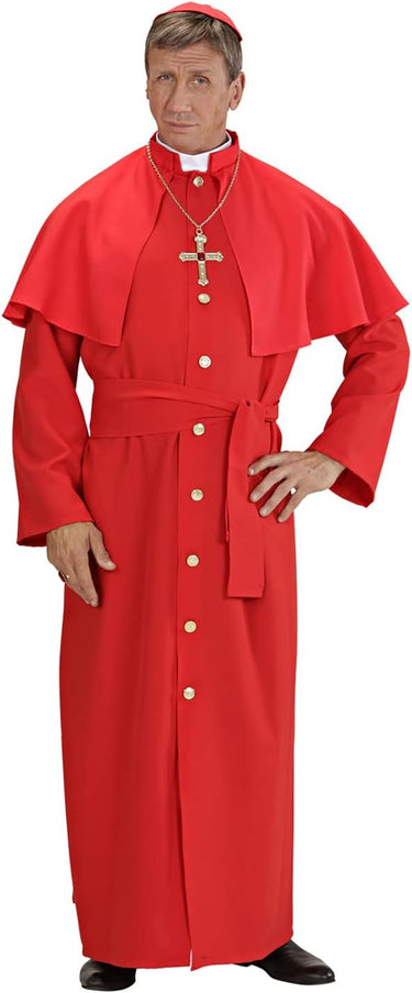 W WIDMANN MILANO Party Fashion - Disfraz de cardenal rojo, clérigo, disfraz de iglesia, carnaval